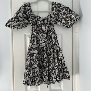 Floral Puff Sleeve Dress